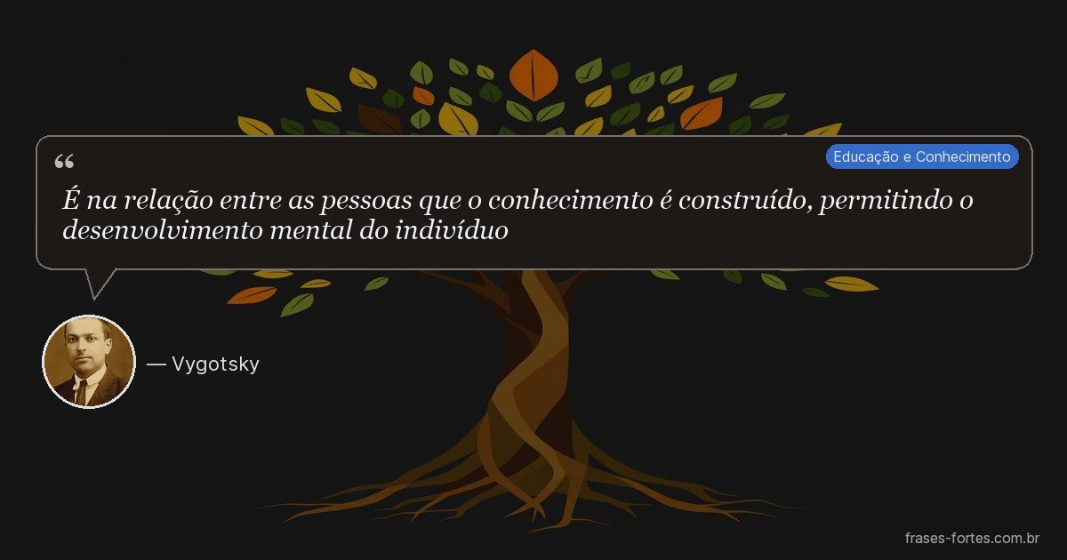 Frase de Vygotsky