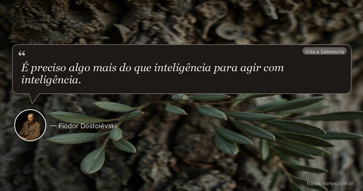 Frase de Fiódor Dostoiévski