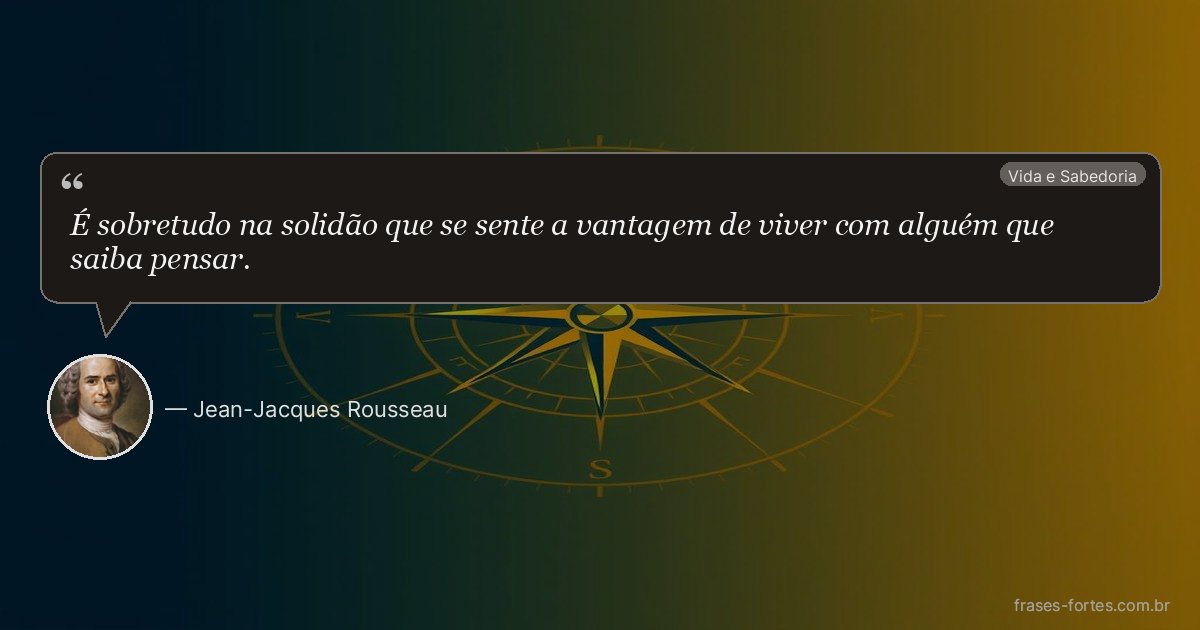 Frase de Jean-Jacques Rousseau