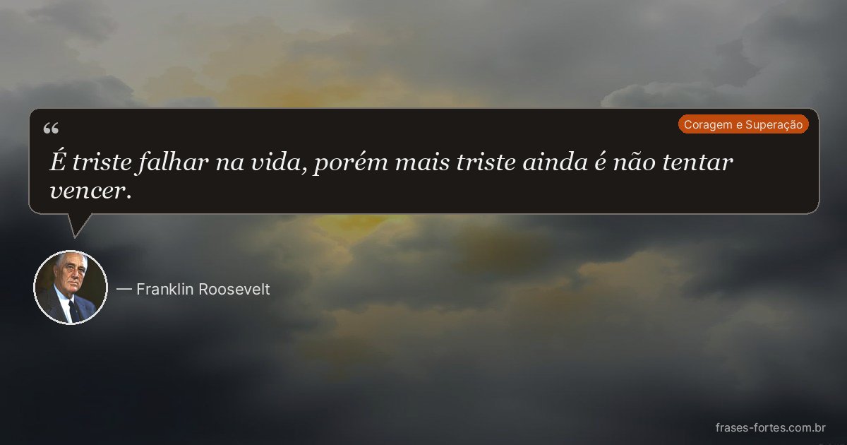 Frase de Franklin Roosevelt