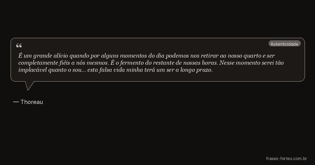 Frase de Thoreau