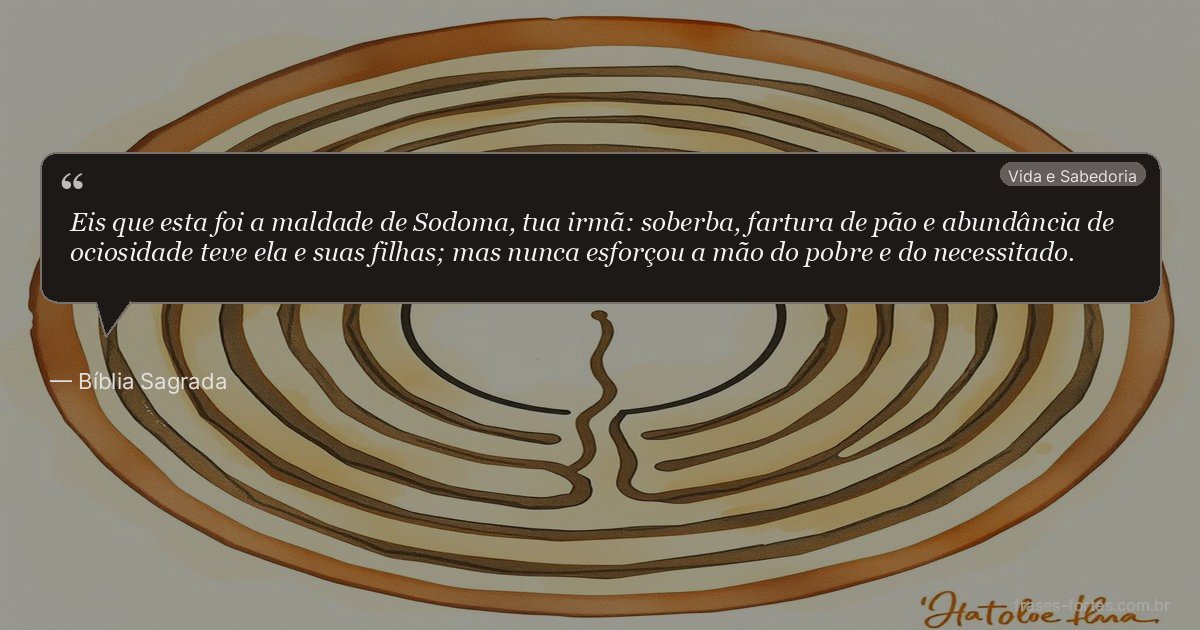 Frase de Bíblia Sagrada