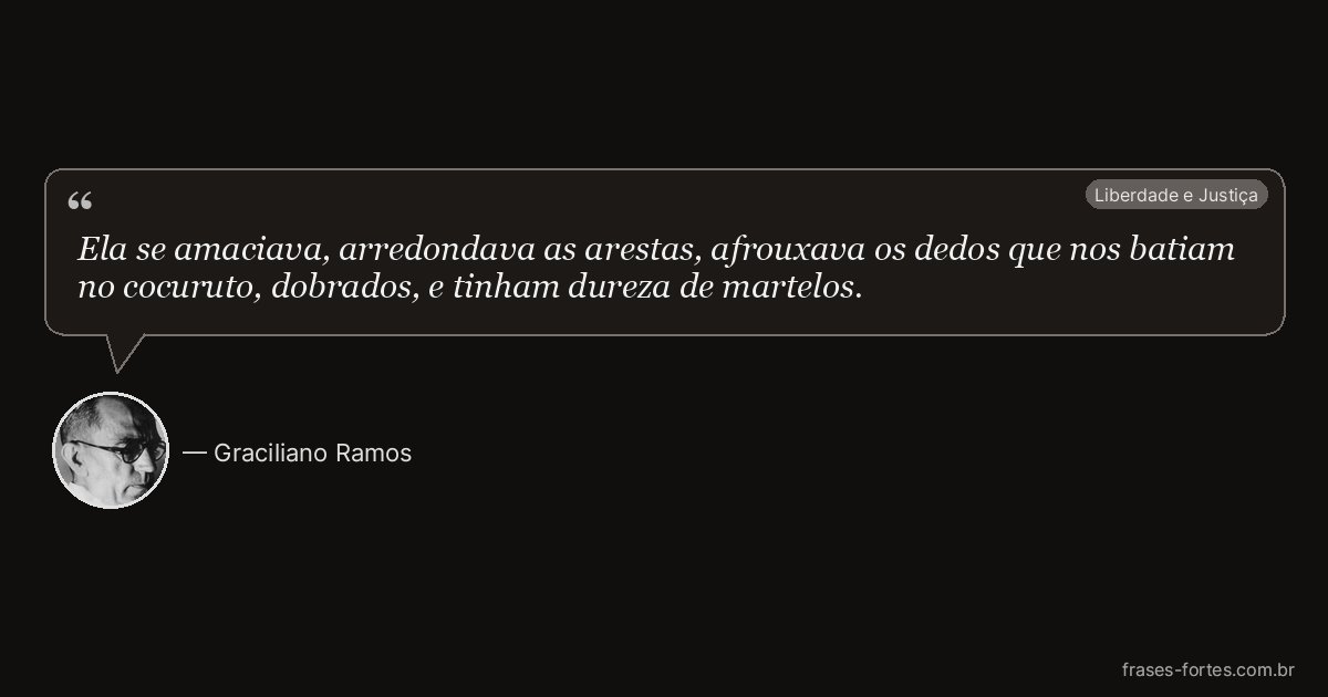 Frase de Graciliano Ramos