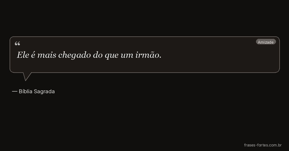 Frase de Bíblia Sagrada