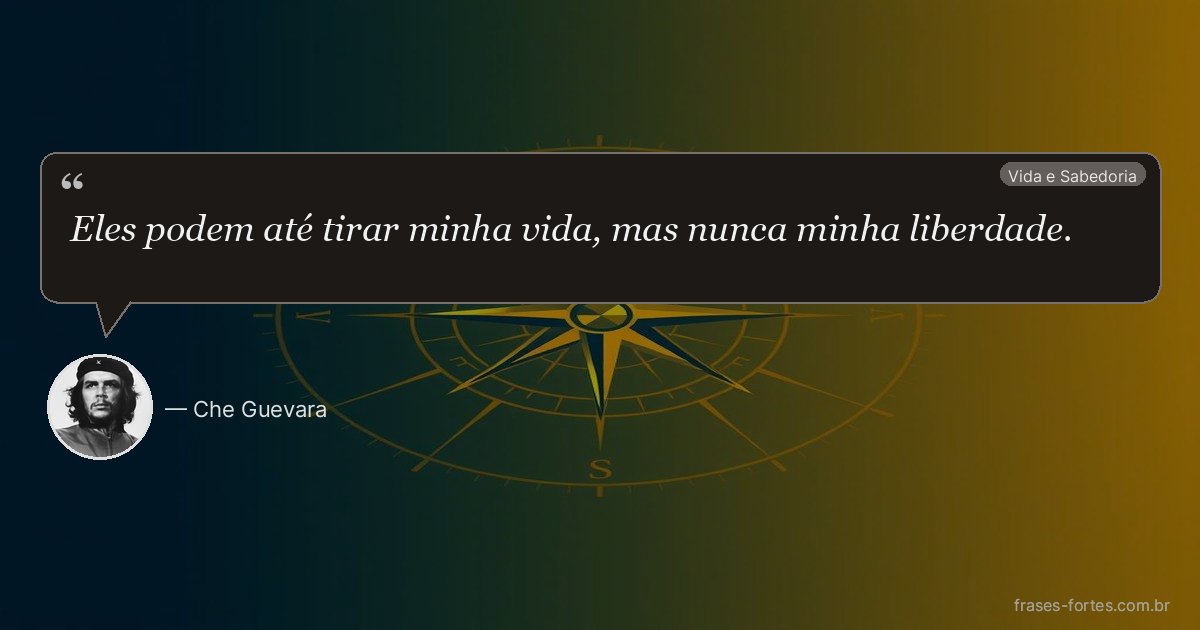 Frase de Che Guevara