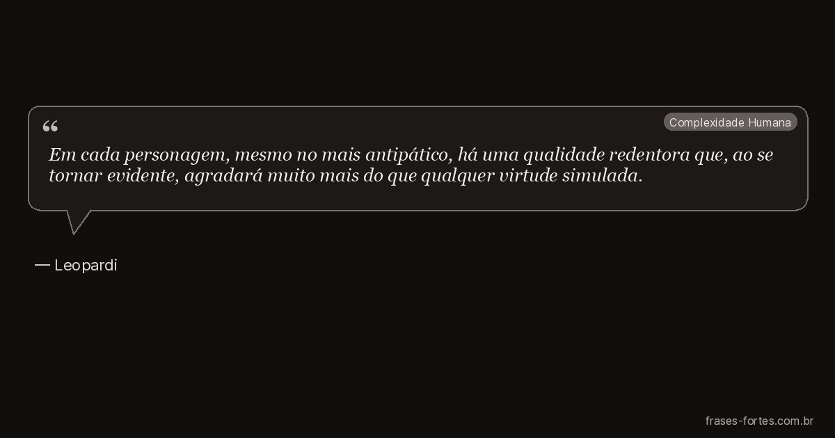 Frase de Leopardi