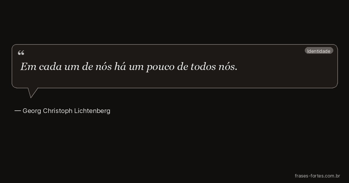 Frase de Georg Christoph Lichtenberg