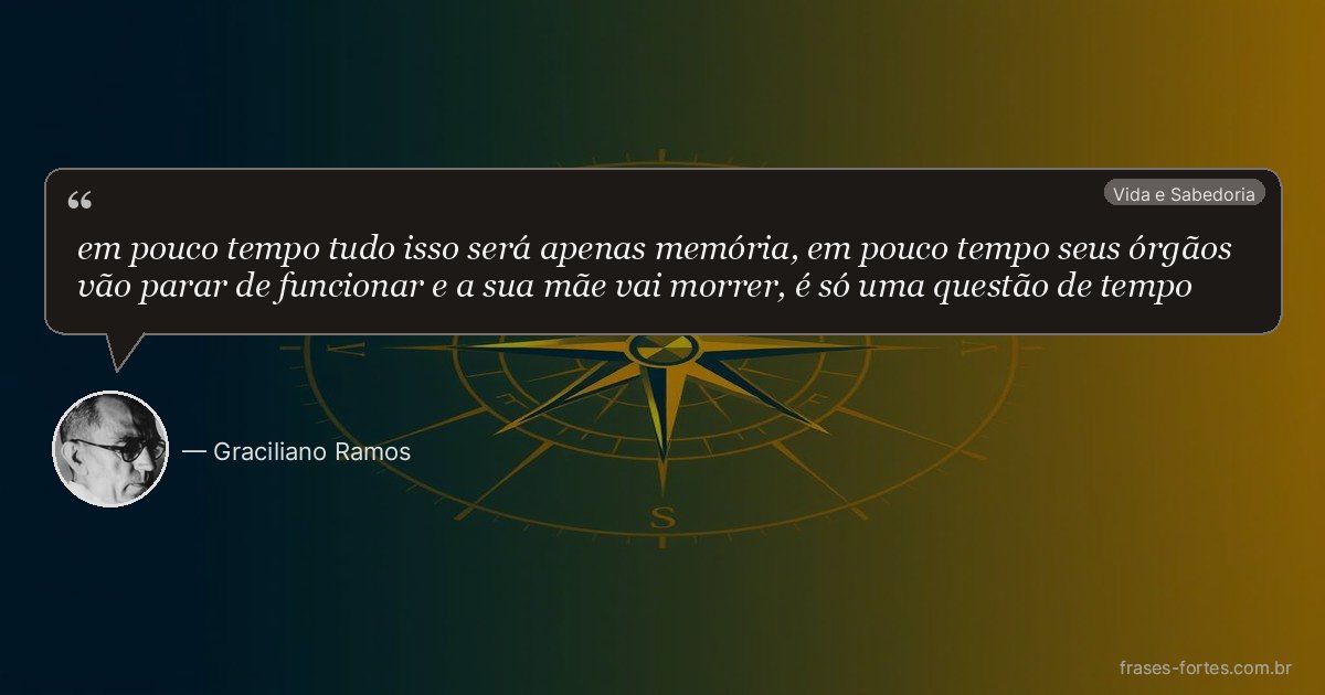 Frase de Graciliano Ramos