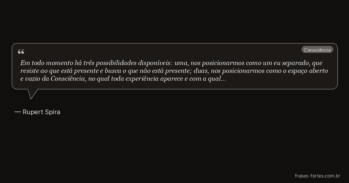 Frase de Rupert Spira