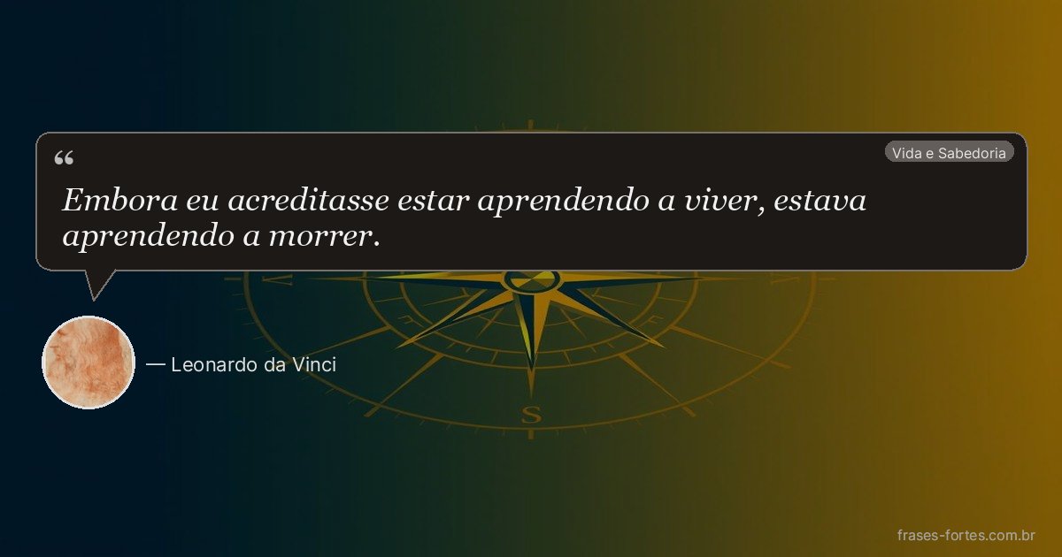 Frase de Leonardo da Vinci