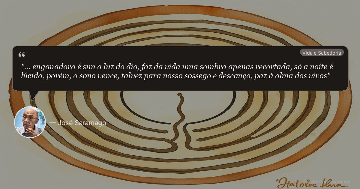 Frase de José Saramago