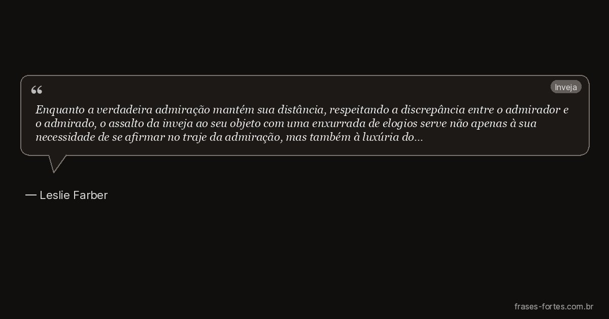 Frase de Leslie Farber