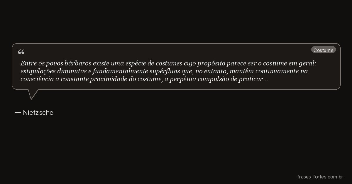 Frase de Nietzsche