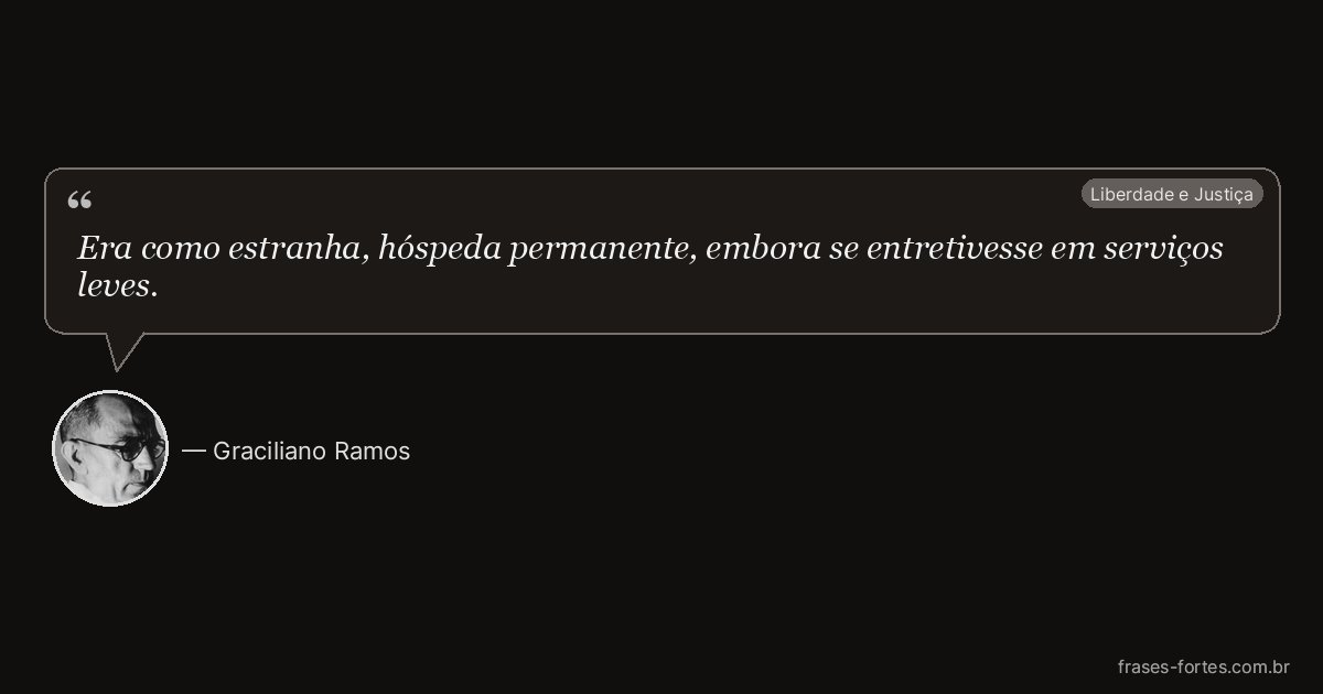 Frase de Graciliano Ramos