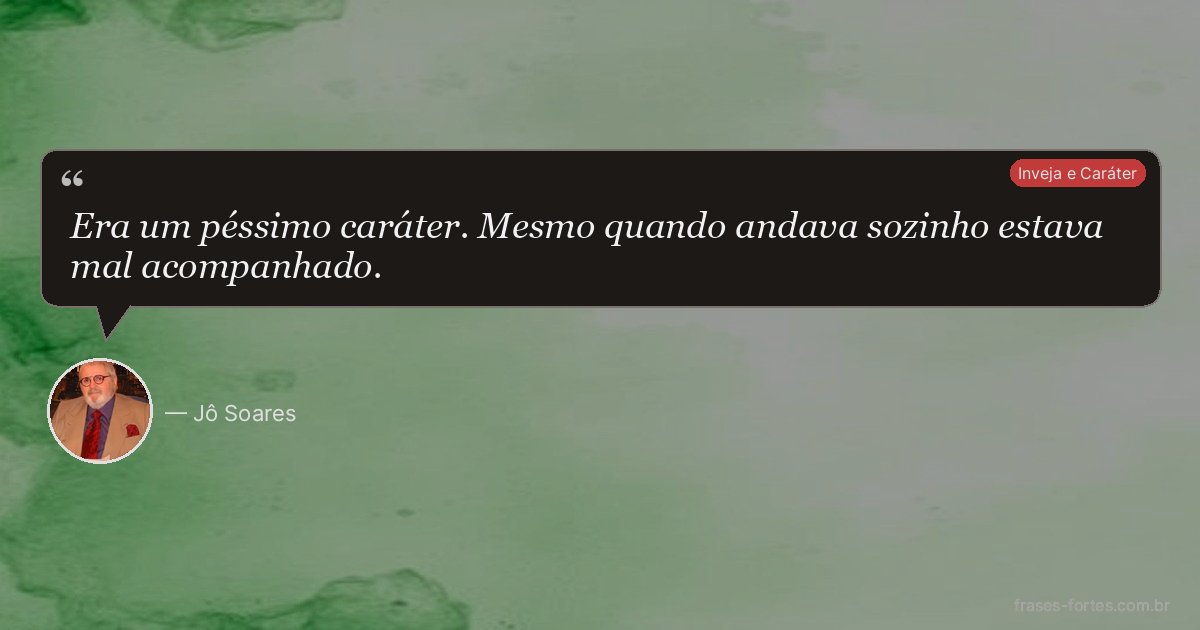 Frase de Jô Soares
