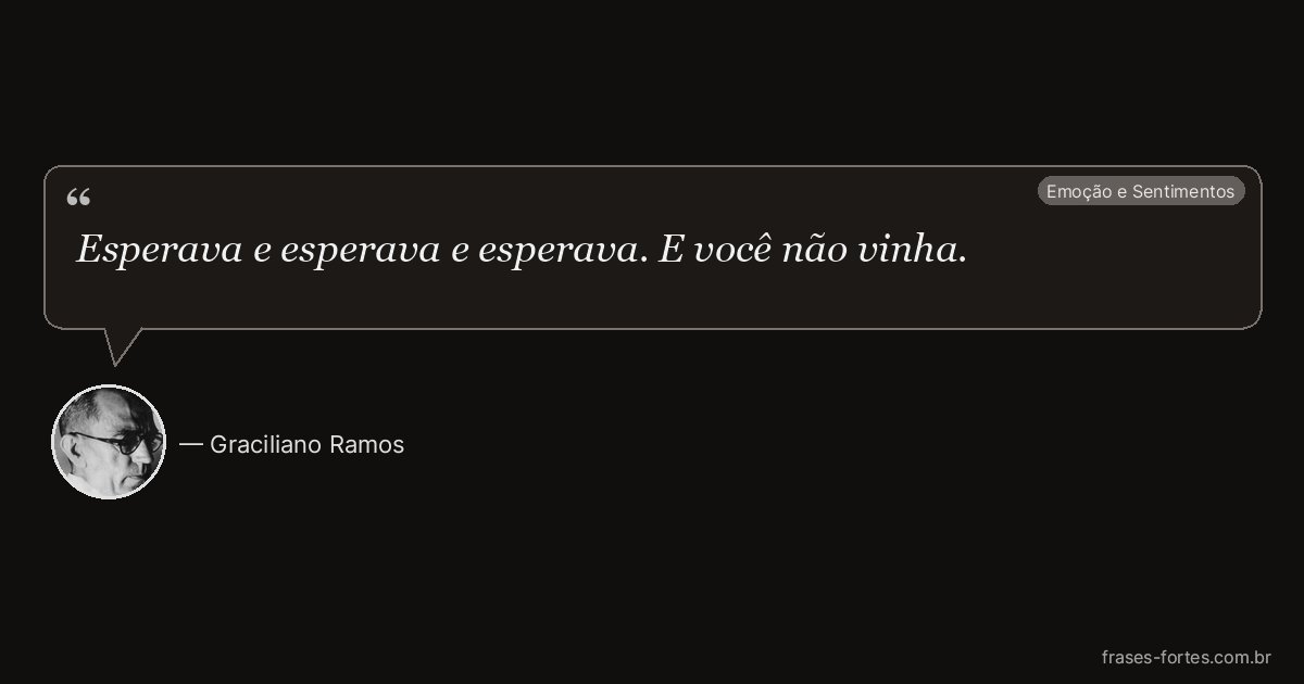 Frase de Graciliano Ramos