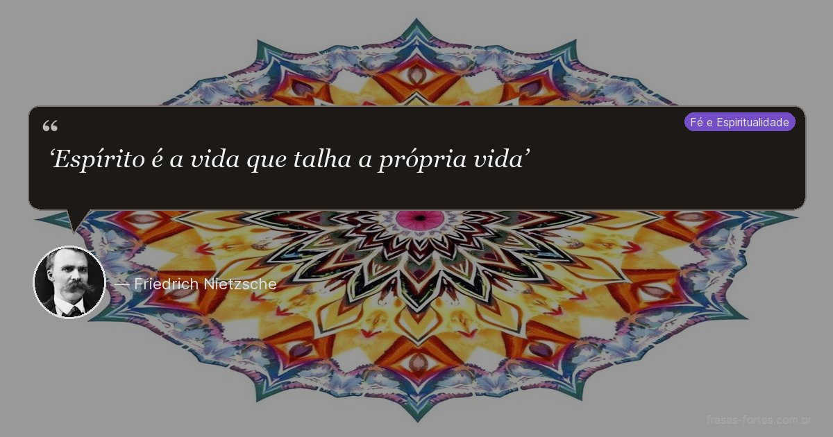 Frase de Friedrich Nietzsche