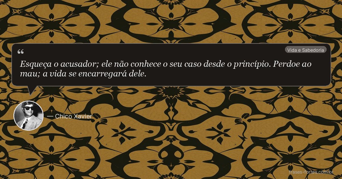 Frase de Chico Xavier