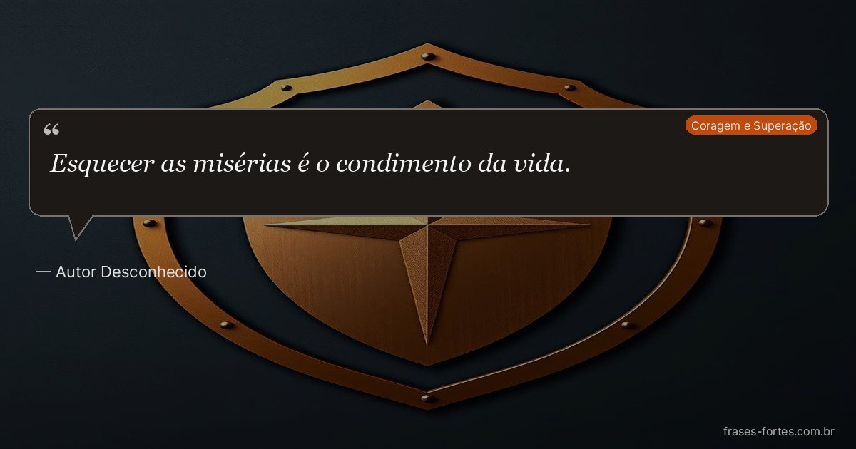 Frase de Autor Desconhecido