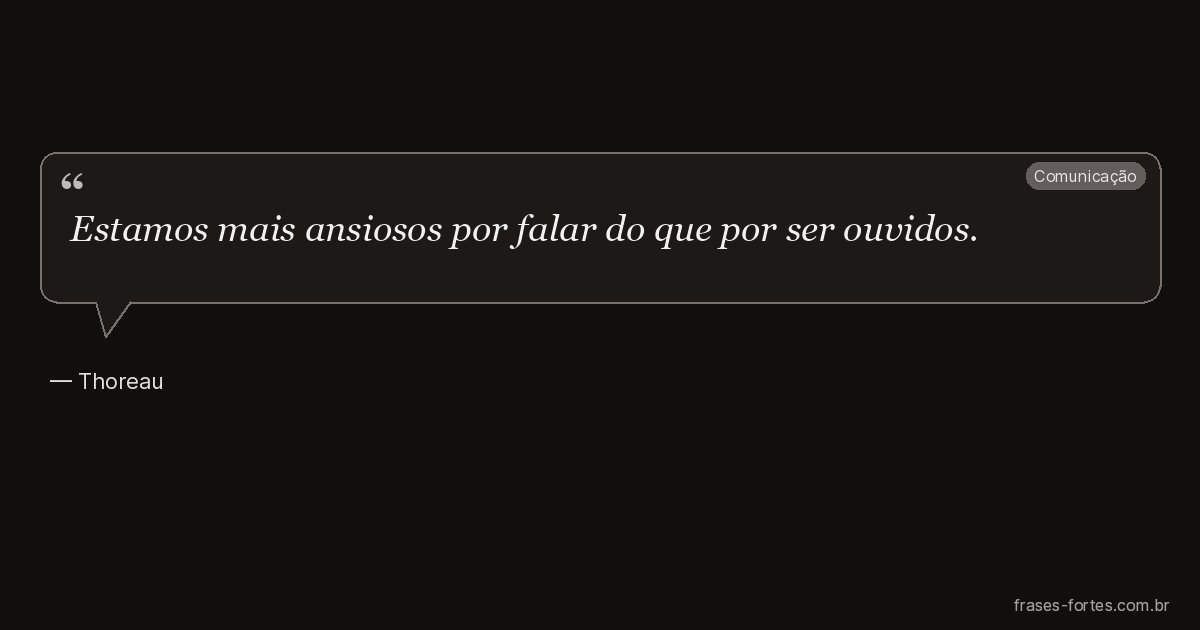 Frase de Thoreau