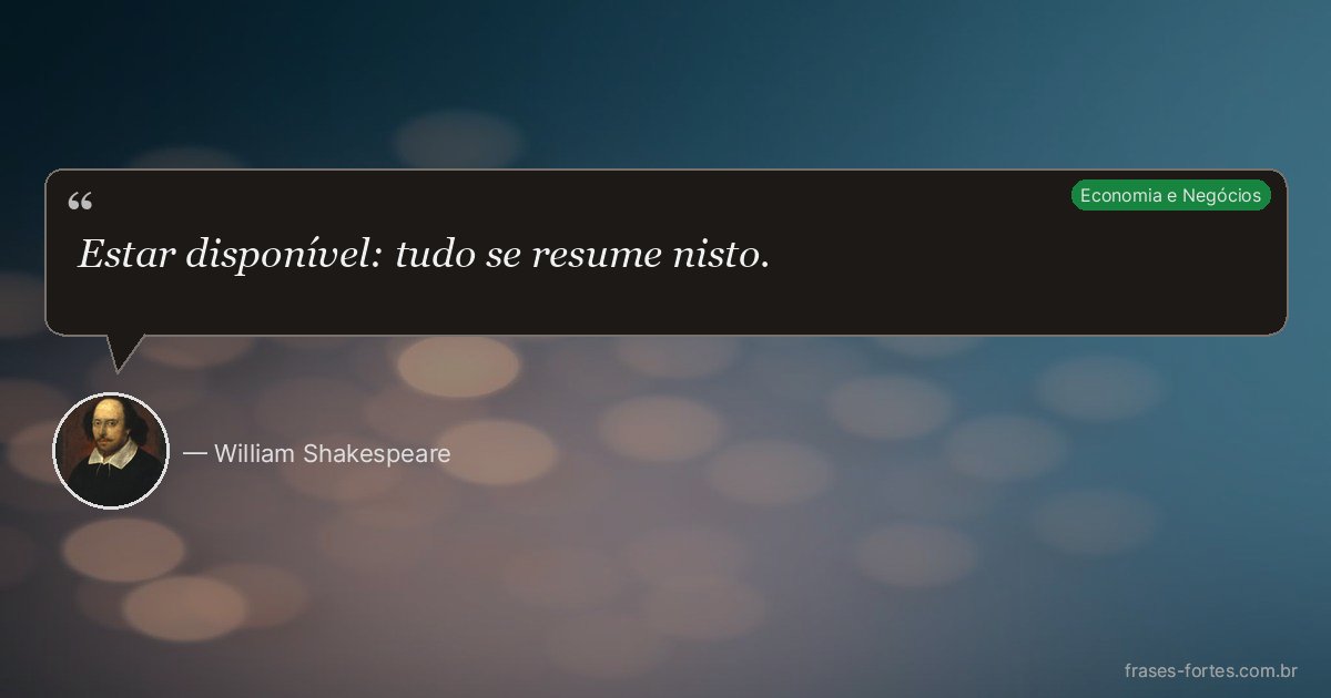 Frase de William Shakespeare