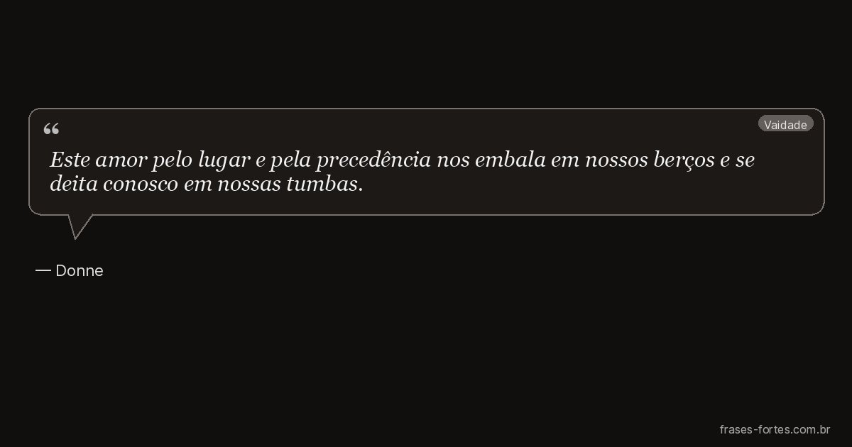 Frase de Donne