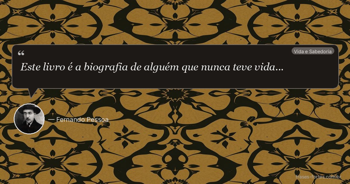 Frase de Fernando Pessoa