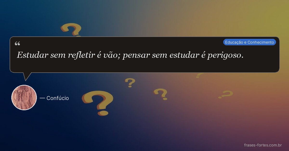 Frase de Confúcio