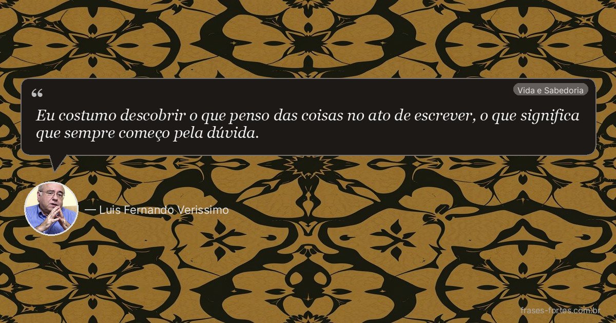 Frase de Luis Fernando Verissimo