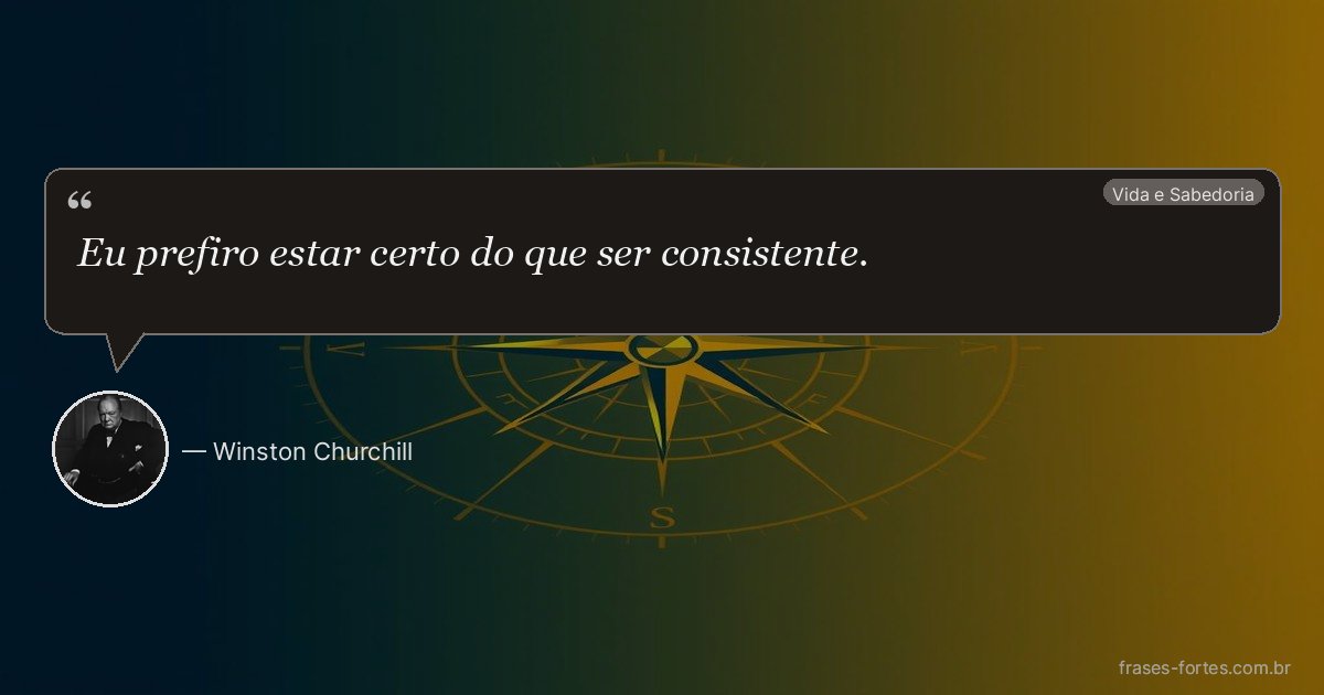 Frase de Winston Churchill
