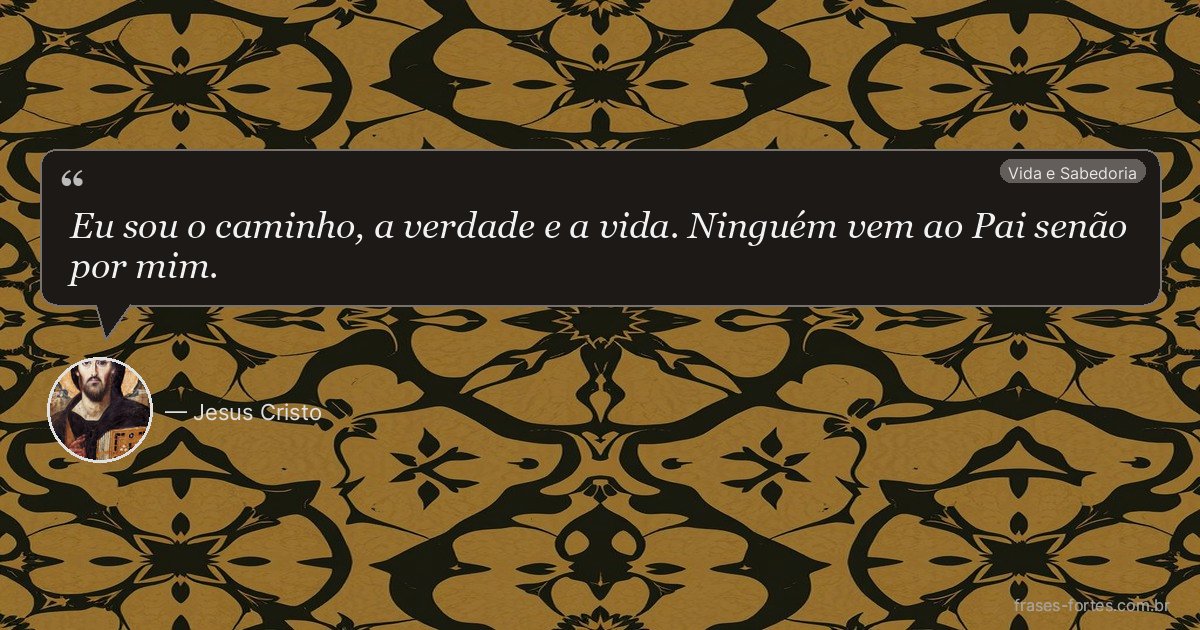 Frase de Jesus Cristo