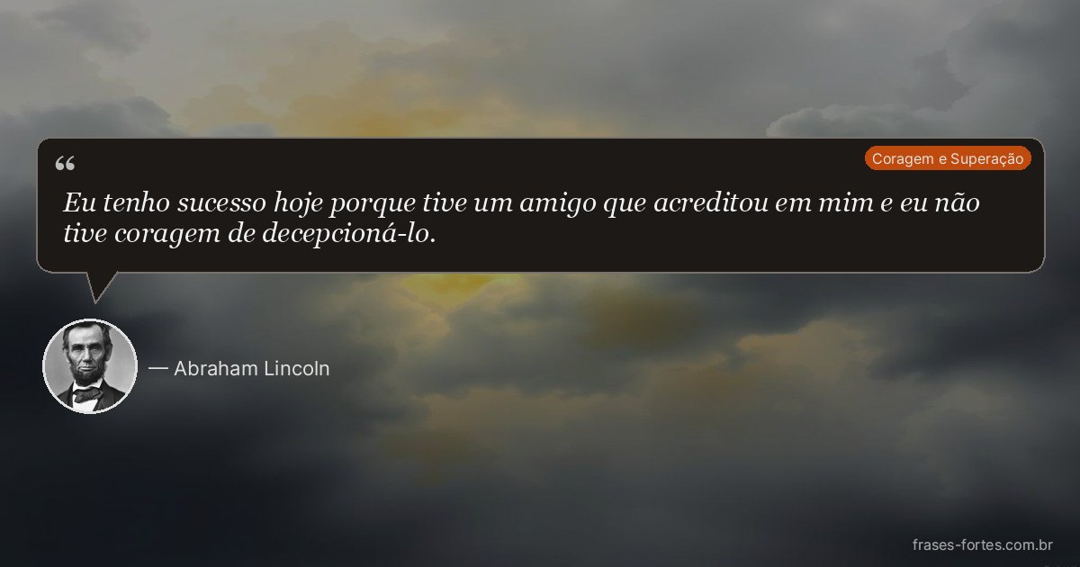 Frase de Abraham Lincoln