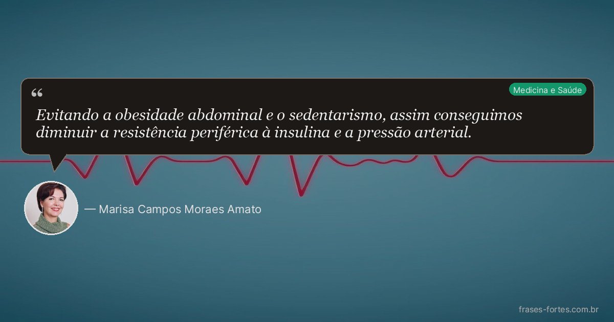 Frase de Marisa Campos Moraes Amato