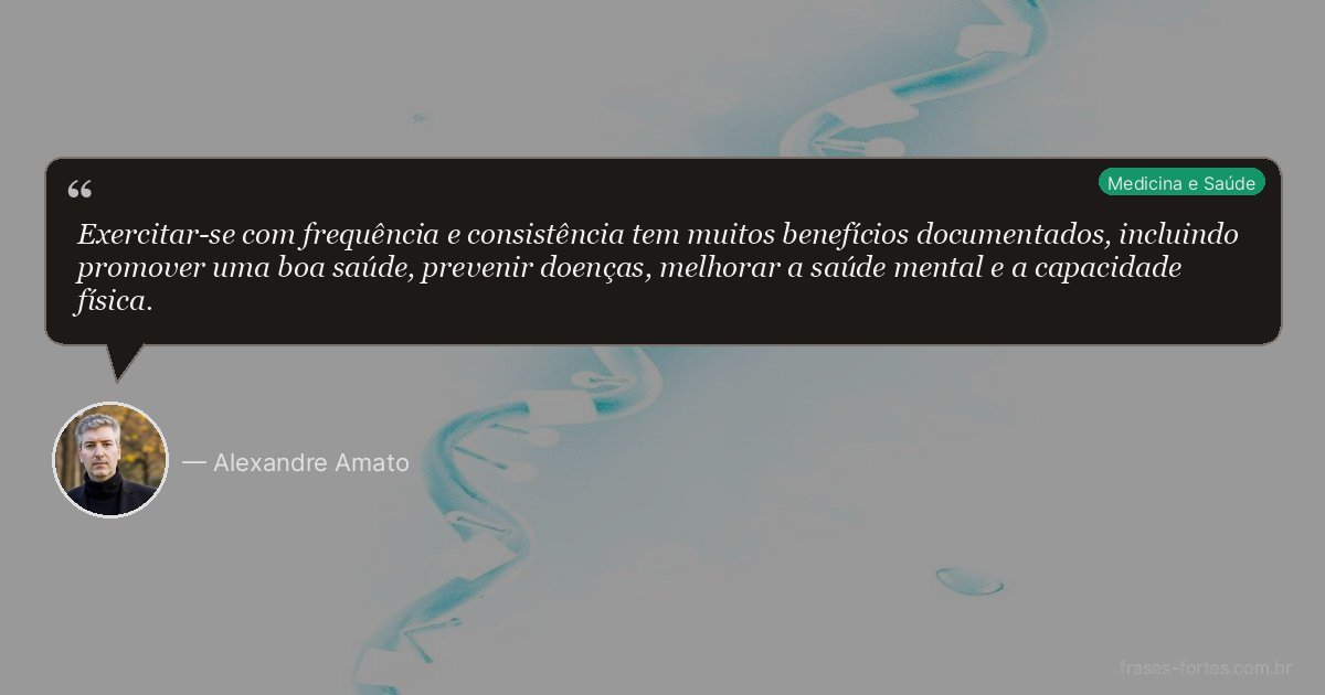 Frase de Alexandre Amato