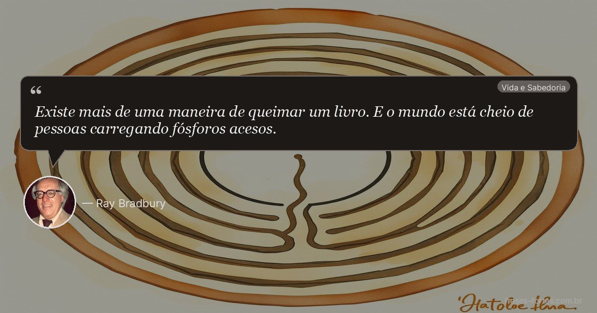 Frase de Ray Bradbury