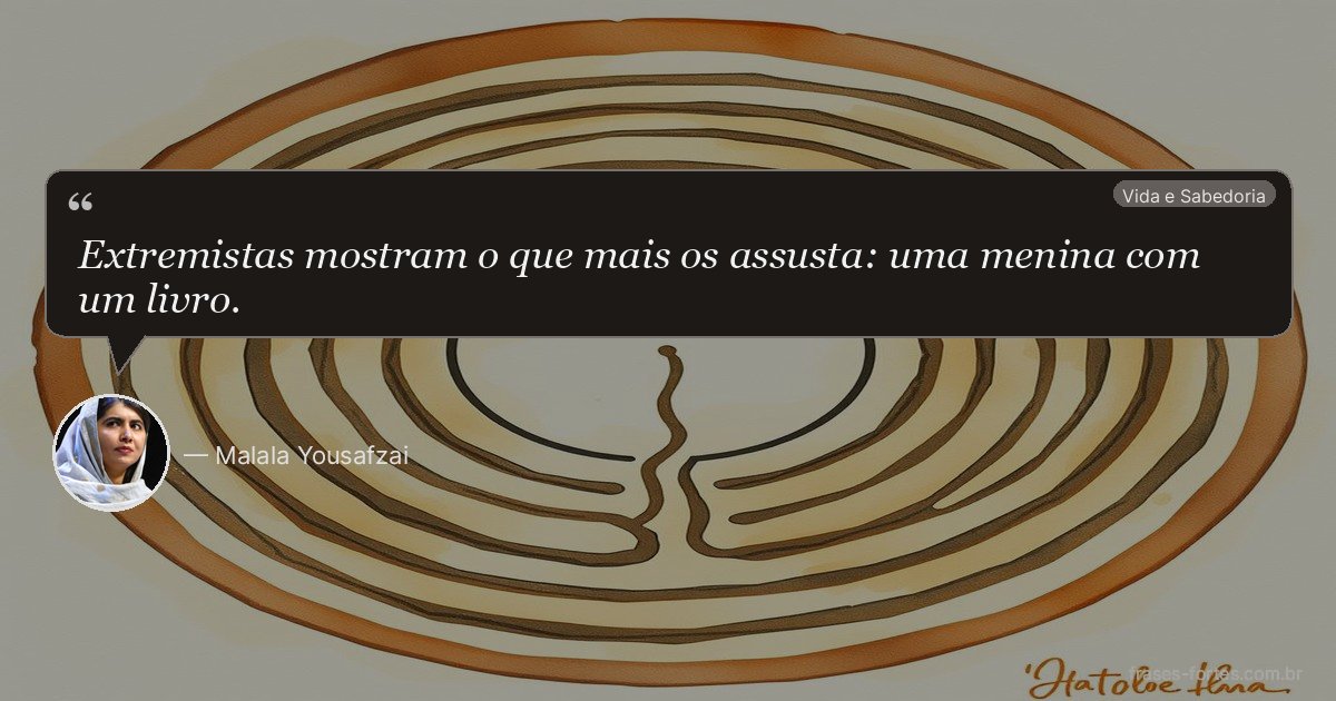 Frase de Malala Yousafzai