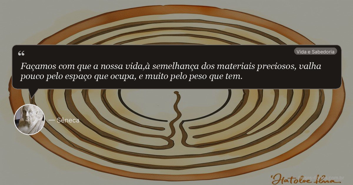 Frase de Sêneca