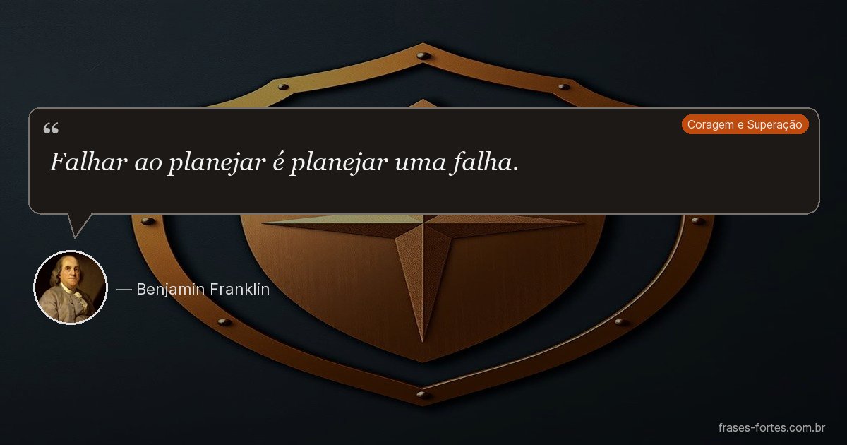 Frase de Benjamin Franklin