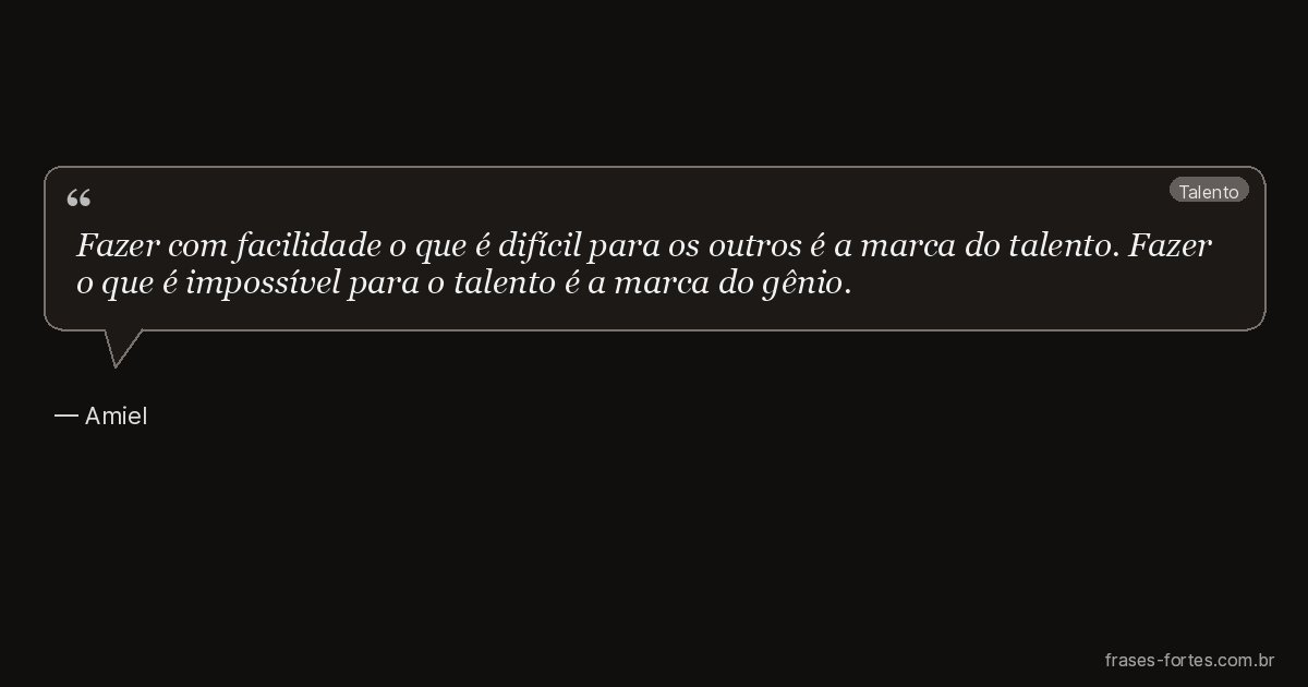 Frase de Amiel