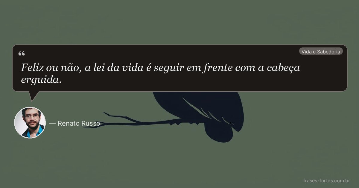 Frase de Renato Russo