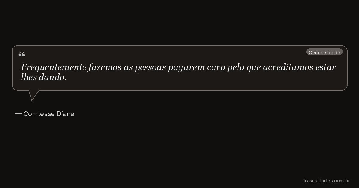 Frase de Comtesse Diane