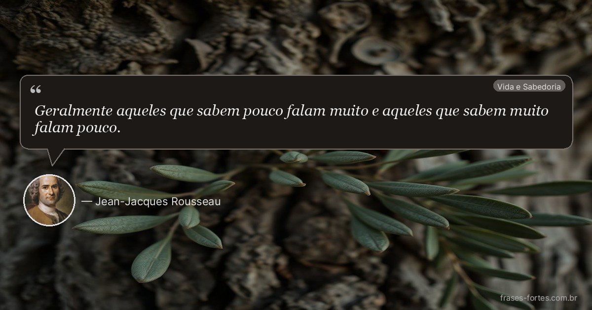 Frase de Jean-Jacques Rousseau