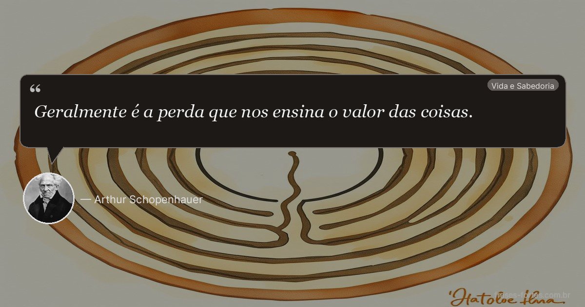 Frase de Arthur Schopenhauer