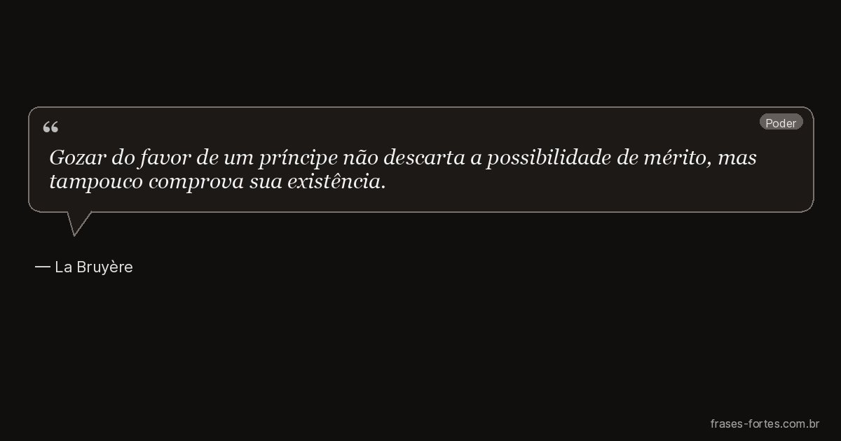 Frase de La Bruyère