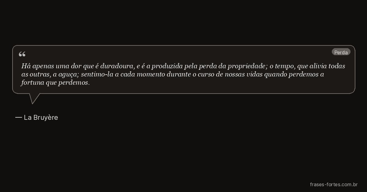 Frase de La Bruyère