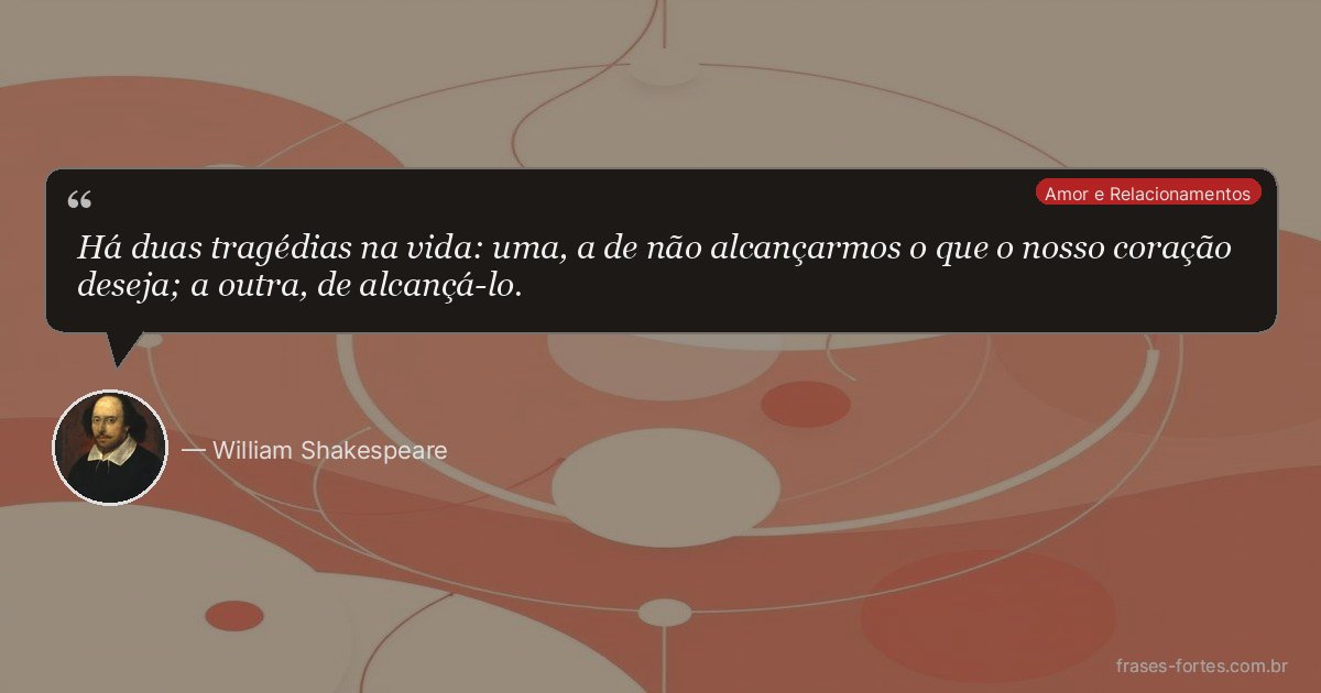Frase de William Shakespeare
