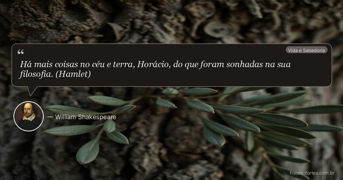 Frase de William Shakespeare