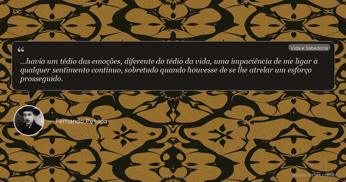 Frase de Fernando Pessoa