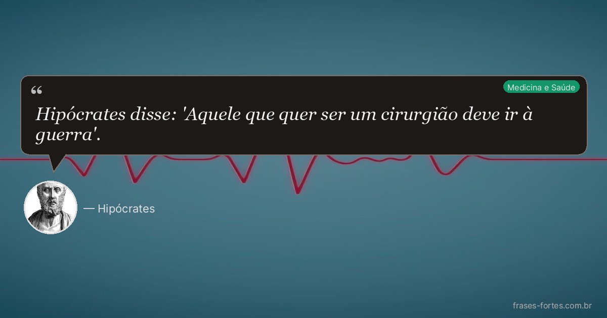 Frase de Hipócrates