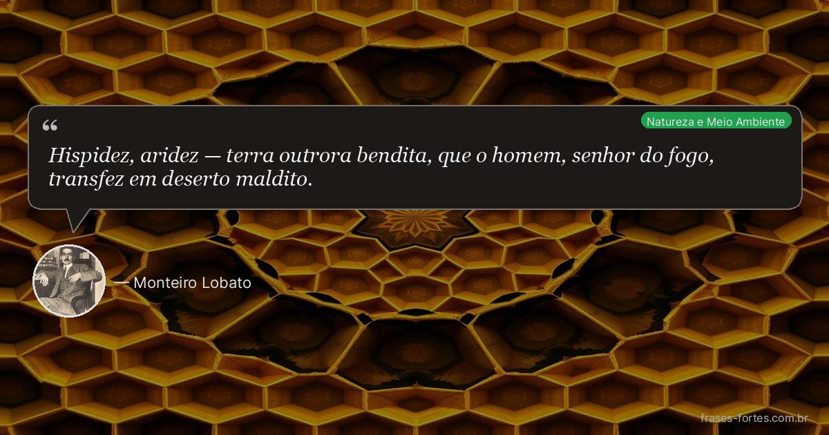Frase de Monteiro Lobato